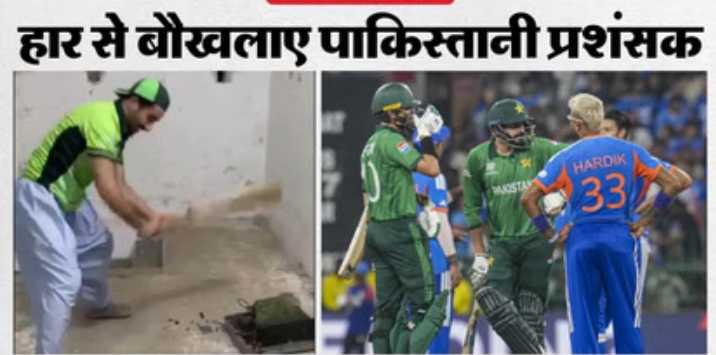 हार नहीं पचा पा रहा पाकिस्तान: भारत के खिलाफ मिली शिकस्त पर फूटा प्रशंसक का गुस्सा, तोड़ डाली टीवी; जताया रोष