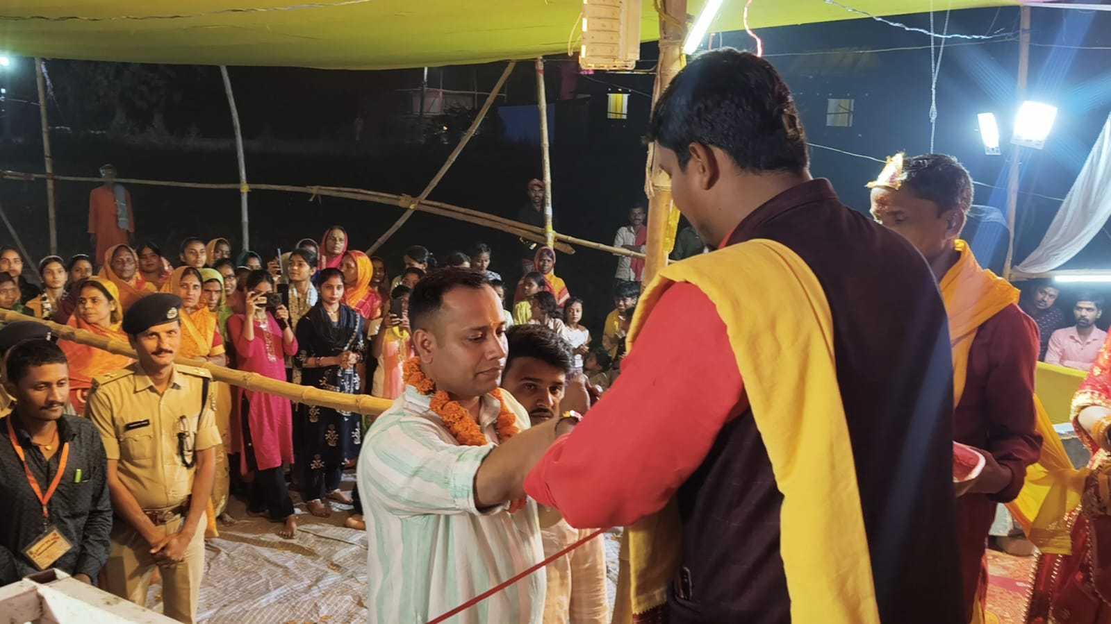 SHEOHAR*खैरवा दर्प  में श्रद्धा और भक्ति के बीच चंडी महायज्ञ शुरू,