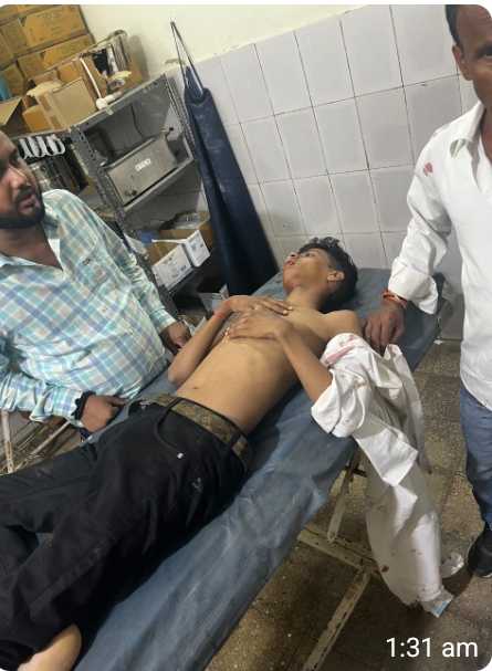 SHEOHAR.खैरवा दर्प में  सड़क हादसे में दो घायल, हालत नाजुक* रेफर