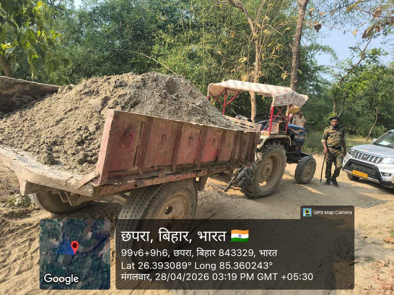 SHEOHAR.खनन विभाग की अवैध खनन के विरुद्ध बड़ी कार्रवाई*