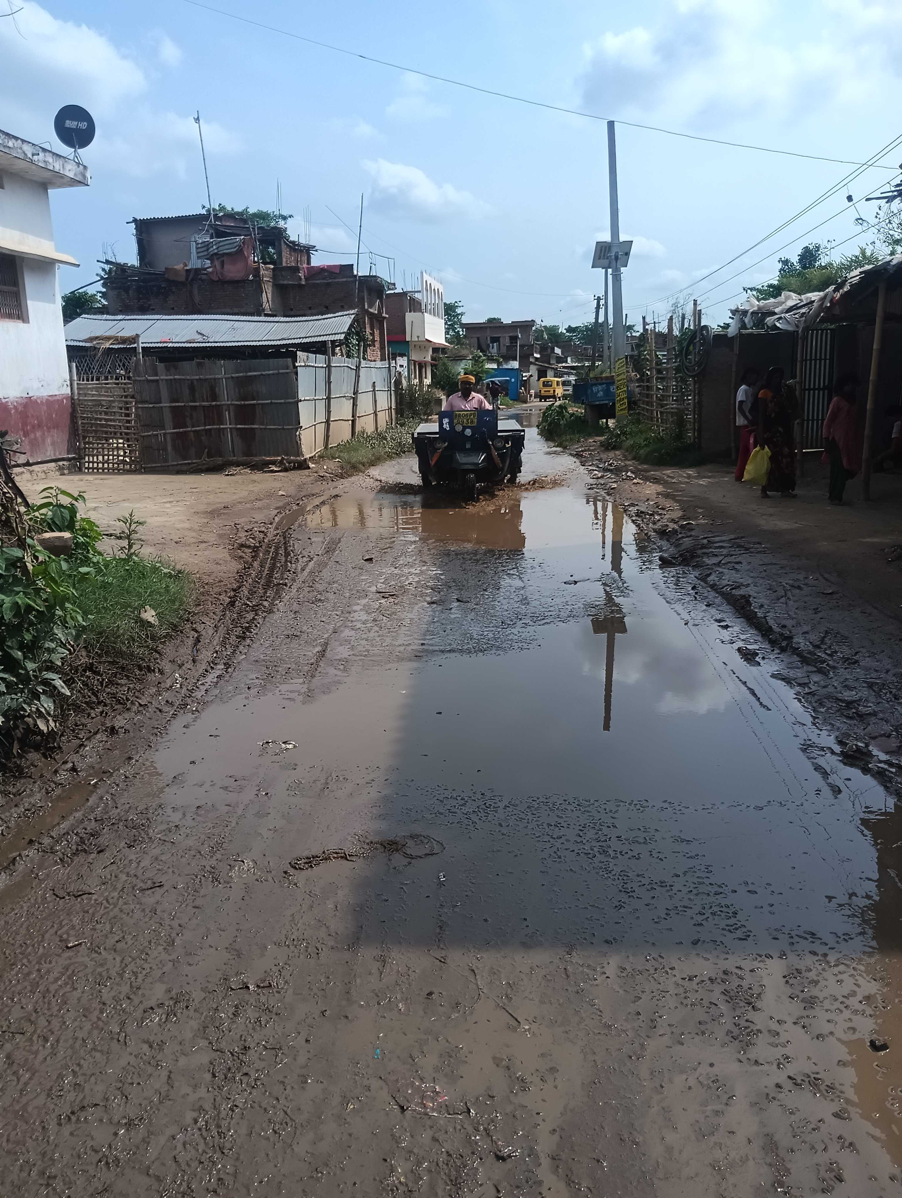 SHEOHAR .में मौसम का प्रहार, पेड़-पोल गिरे, जनजीवन अस्त-व्यस्त*